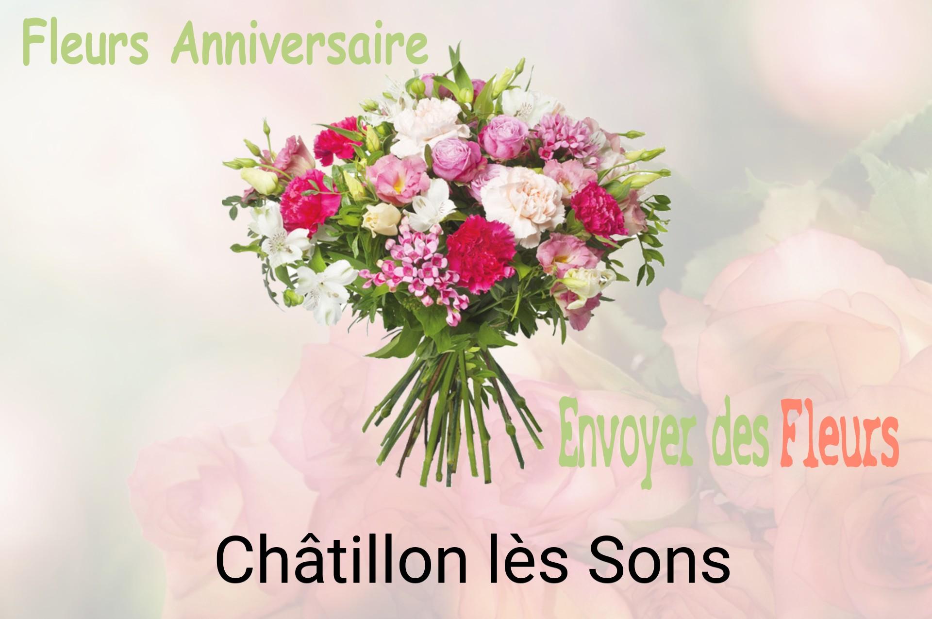 Bouquet de fleurs d’anniversaire livré à Châtillon-lès-Sons