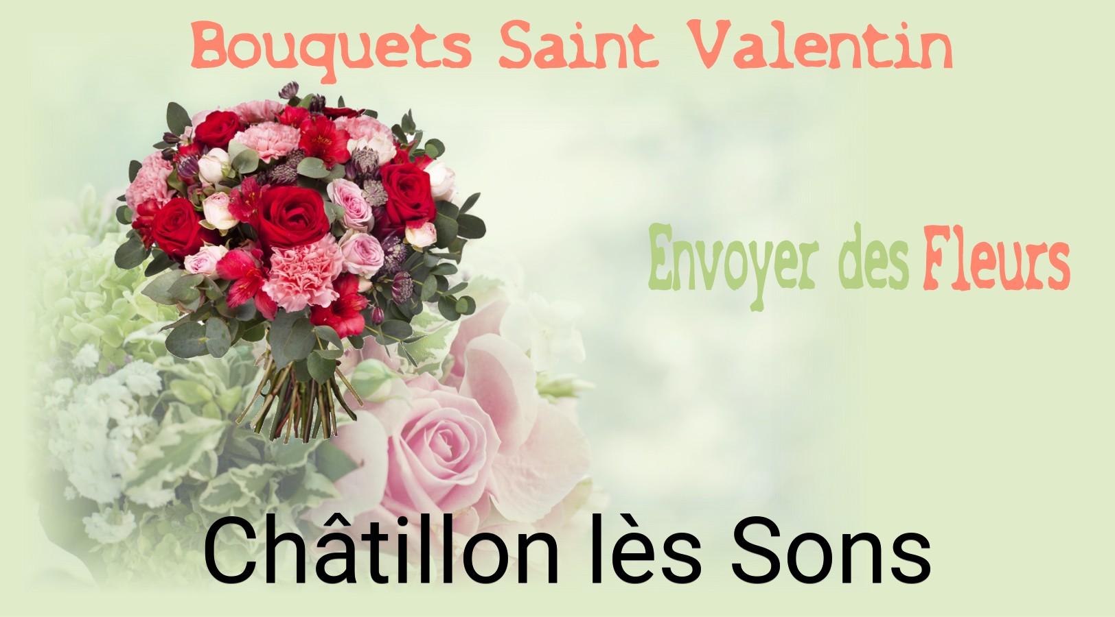 Roses de Saint-Valentin livrées à Châtillon-lès-Sons